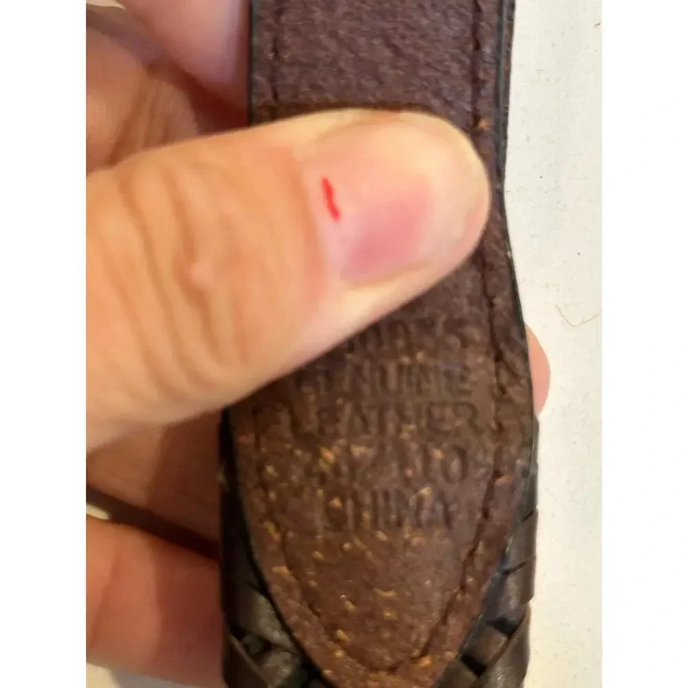 Nocona Men's Black Leather Bullhide Belt